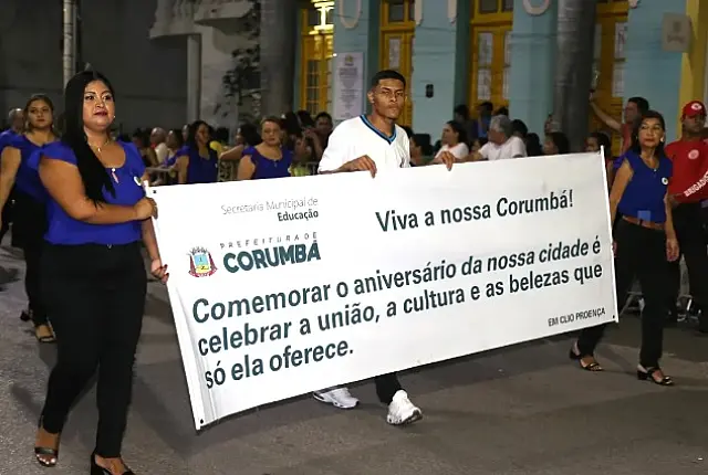 Corumbá abre inscrições para desfile cívico-militar dos 247 anos da cidade