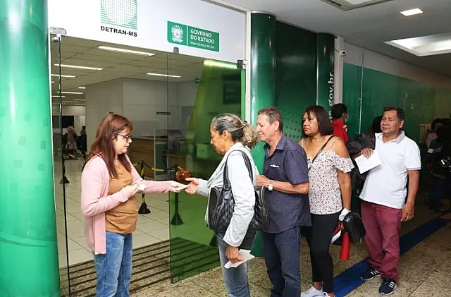 Detran-MS não terá expediente na segunda-feira e na terça-feira