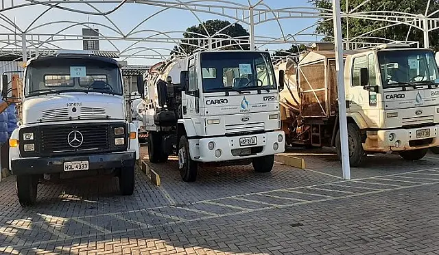 Leilão da Sanesul tem caminhão, motos e utilitários com lance a partir de R$ 17 mil