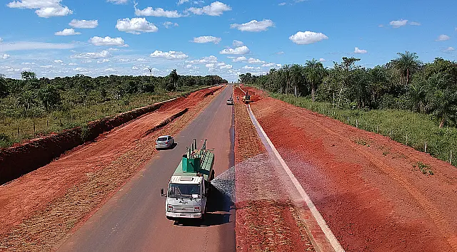 Pavimentação entre cidades turísticas deve ser concluída ainda neste mês