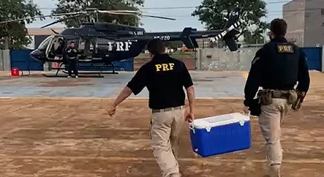 PRF realiza transporte de urgência para transplante de órgãos em Campo Grande