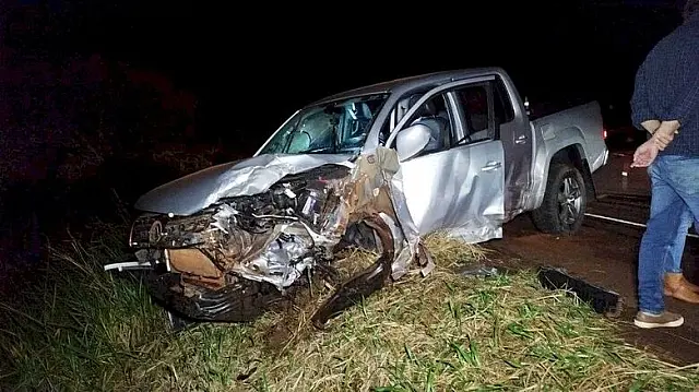 Indo visitar a filha, homem morre preso as ferragens em acidente na BR-376, em MS