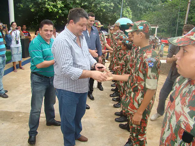 Presidente Clézio prestigia inauguração na Polícia Ambiental