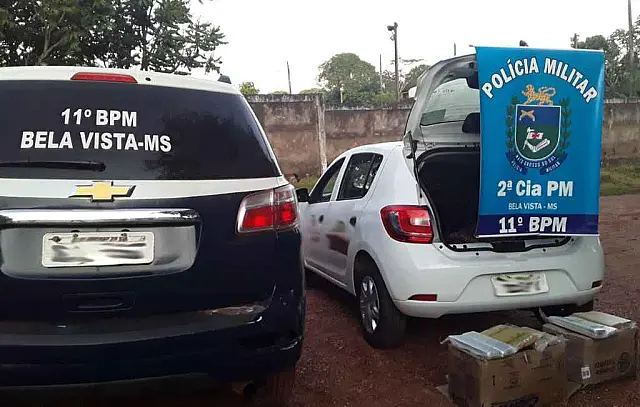 Servidor municipal traficava munições e drogas em carro usado no transporte de pacientes