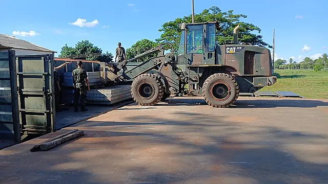 Exército de Aquidauana envia novo comboio para Rio Negro
