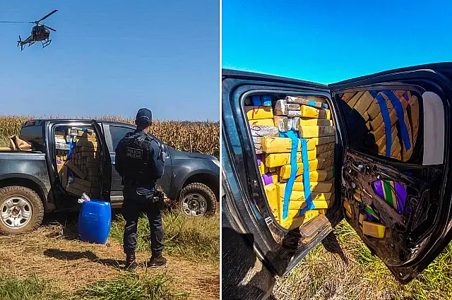 Polícia Militar realiza apreensão de cerca de 1.8 toneladas de maconha e skunk em Bonito
