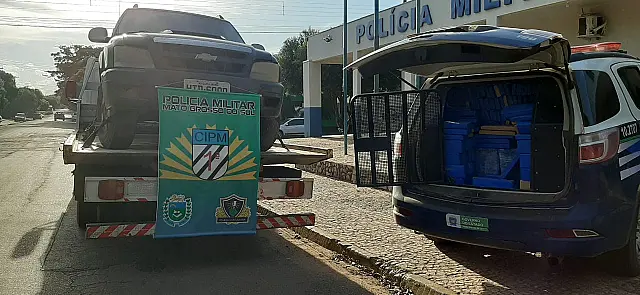 Durante fuga, traficantes abandonam 600 quilos de maconha em Bonito