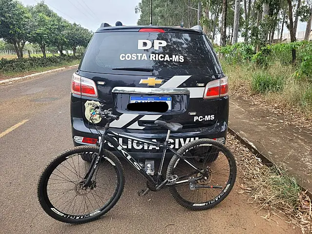 Bicicleta furtada em Costa Rica é recuperada