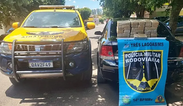PMR apreende carga de 38 kg de pasta base de cocaína