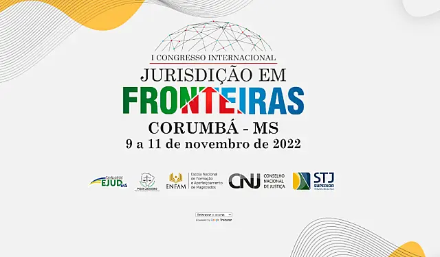 Abertas as inscrições para o I Congresso Internacional Jurisdição em Fronteiras