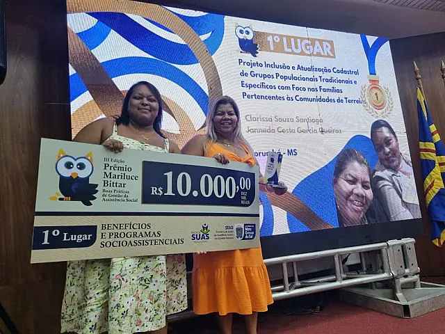 Servidoras da Sead de Corumbá são contempladas com Prêmio Mariluce Bittar