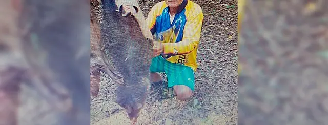 Veja Vídeo: Idoso de 68 anos publica em rede social momento em que abate com tiros e carneia dois catetos
