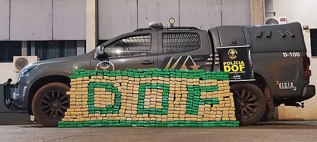 DOF apreende mais de 450 quilos de droga em Maracaju