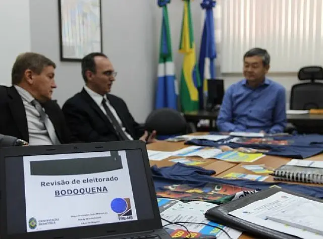 Bodoquena e TRE-MS firmam parceria para otimizar cadastramento biométrico