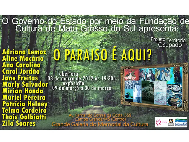 FCMS celebra Dia Internacional da Mulher com exposição "O Paraíso é Aqui?"