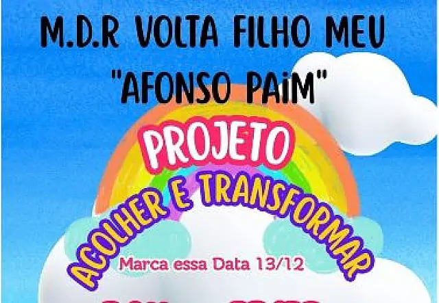 Projeto "Acolher e Transformar" acontece hoje e reforça cuidado com crianças e famílias