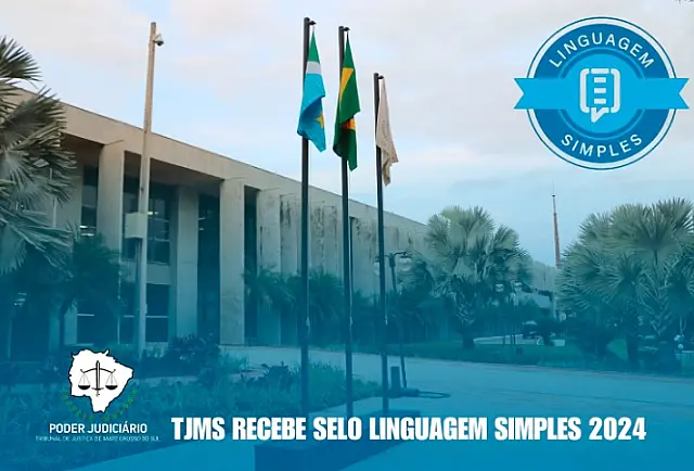 Tribunal de Justiça de MS recebe Selo Linguagem Simples 2024 do CNJ