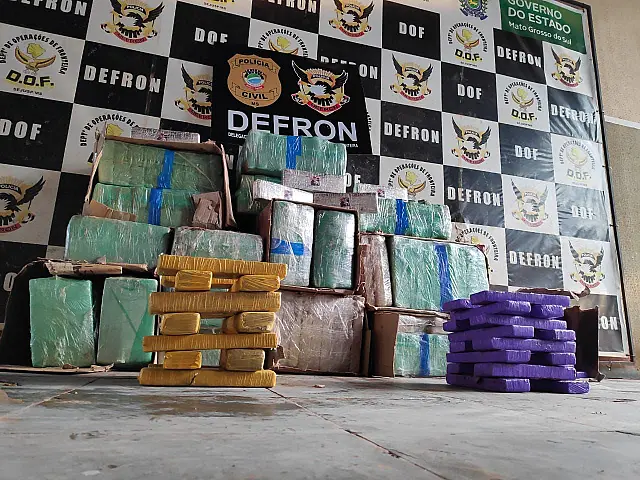 Polícia Civil apreende 395 kg de maconha na BR-163