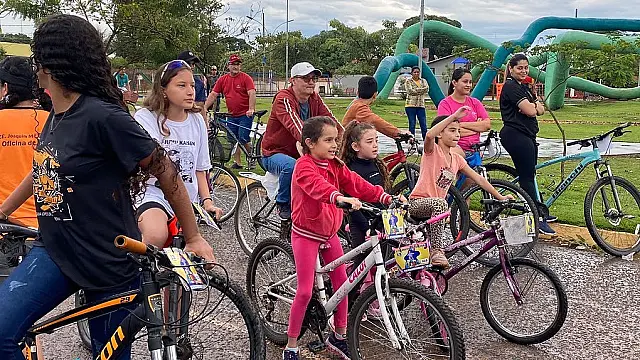 Prefeitura de Bodoquena realiza Segundo Passeio Ciclístico do Dia das Crianças