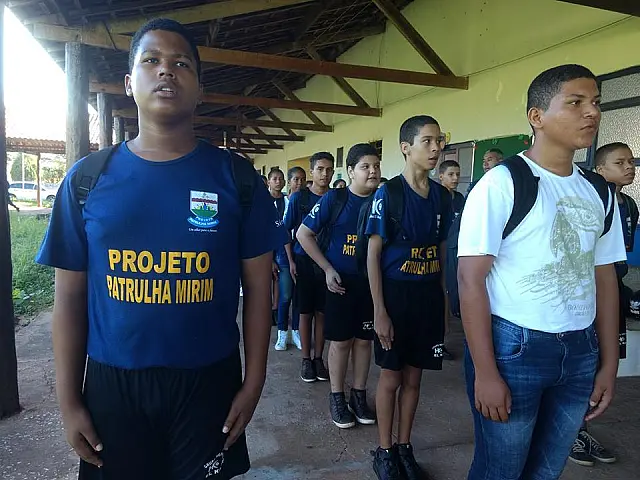 Patrulha Mirim de Aquidauana deu início hoje às atividades com PM e Prefeitura