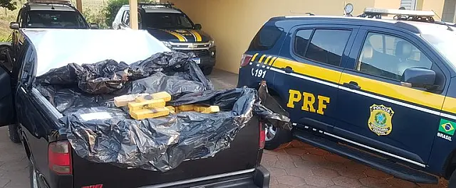PRF apreende 620 kg de maconha em Bataguassu