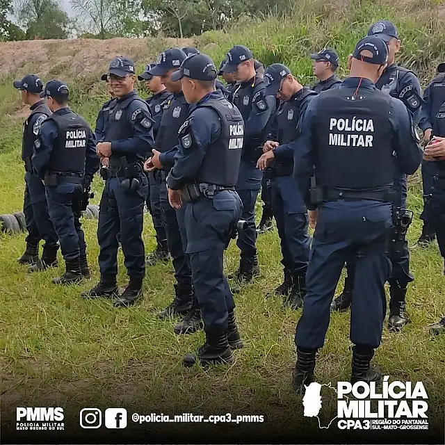 PMs de Aquidauana participam de Curso de Formação de Soldados