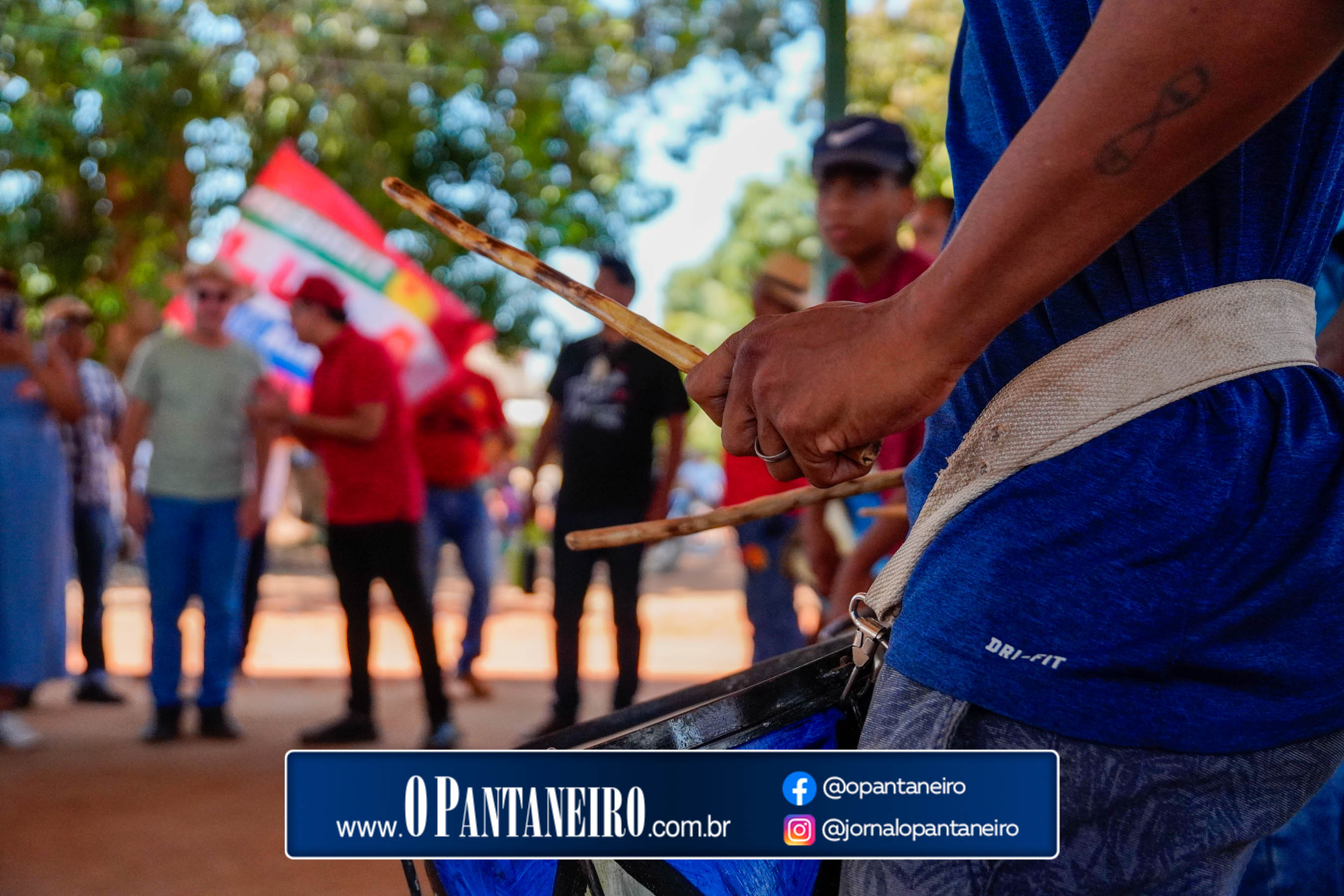 Carreata do Lula em Nioaque - Brejão e cidade O Pantaneiro