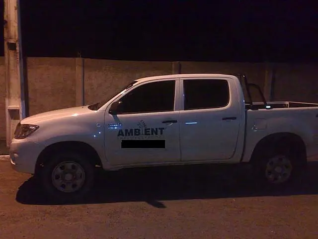 Casal é preso em flagrante com caminhonete furtada