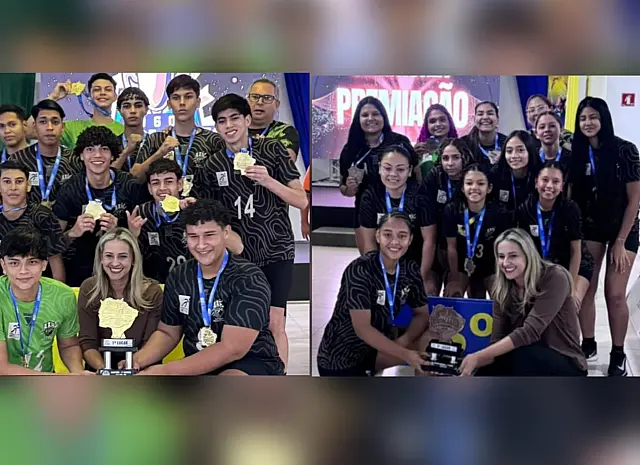 Handebol de Aquidauana brilha com ouro e bronze nos Jogos da Juventude
