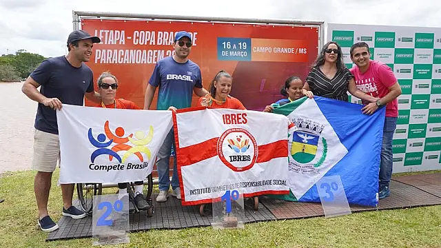 Estrelas da Paracanoagem brilham em competição no Parque das Nações Indígenas