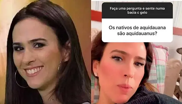 Veja vídeo: Tata Werneck responde fã que comparou Aquidauana a ''Aquidauanus'' no instagram