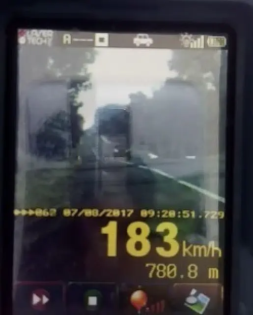 Veículo transitava a mais de 180 Km/h em Anastácio