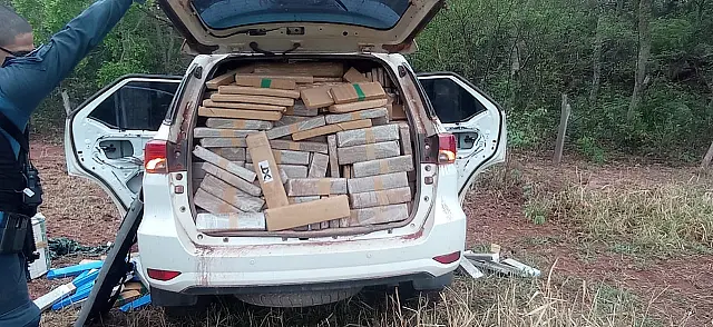 Denúncia anônima resulta na apreensão mais de 6 toneladas de maconha em Aquidauana