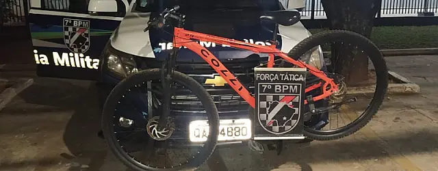 Polícia Militar de Aquidauana recupera três bicicletas e faz alerta à população