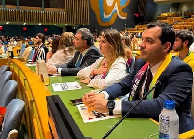 Aquidauanense Rafael Girotto participa de evento promovido pela ONU e Fifa