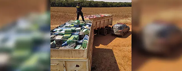 Polícia bate novo recorde e faz apreensão histórica de 33,3 toneladas de maconha