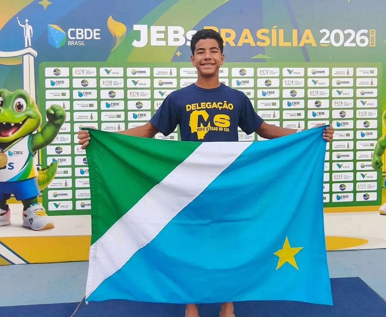 De Aquidauana, nadador Matheus Maeda representa MS nos JEBs 2026