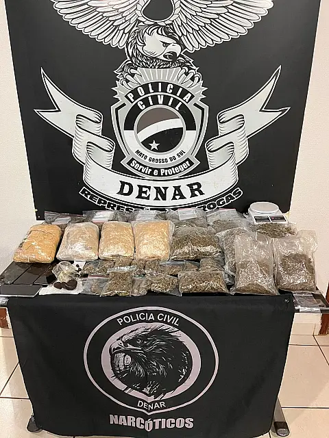 DENAR prende quatro pessoas com carga de drogas em Campo Grande