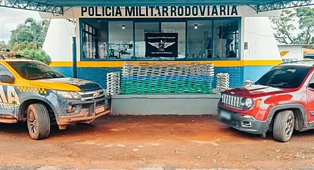 Motorista é preso transportando 337 Kg de maconha em carro roubado em MS