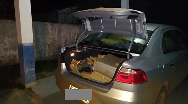 PM prende homem com 622 quilos de maconha após perseguição