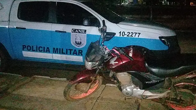 Homem é preso pela PM com moto furtada na capital em 2018