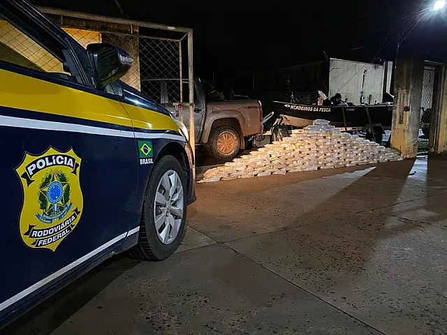 Polícia prende trio que transportava 147 kg de cocaína em Anastácio