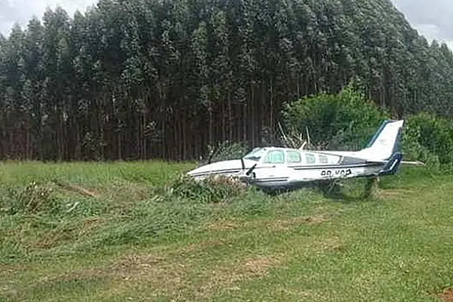 Cinco foram presos após queda de avião usado em tráfico de MS para SP