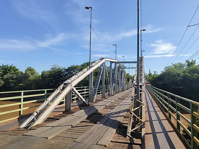 Prefeitura de Aquidauana interdita Ponte Velha para reformas