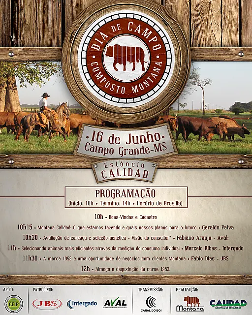 Dia de campo discute seleção genética para produção de carne premium