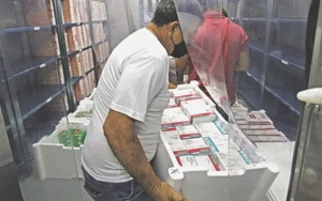 MS recebe hoje mais 56 mil doses de vacina contra a Covid-19