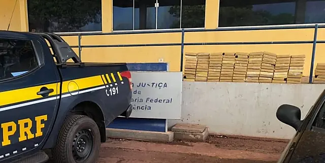 PRF apreende carga de cocaína avaliada em R$14,4 milhões