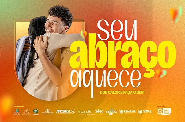 Seu Abraço Aquece: campanha do agasalho será lançada na sexta-feira