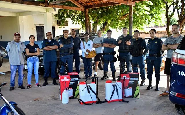 Para combate ao coronavírus, PMs recebem capacitação sobre higienização de ambientes