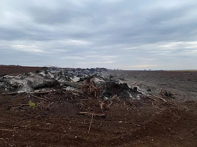 Com ajuda de um app, bombeiros de Sidrolândia flagram queimada ilegal em propriedade rural